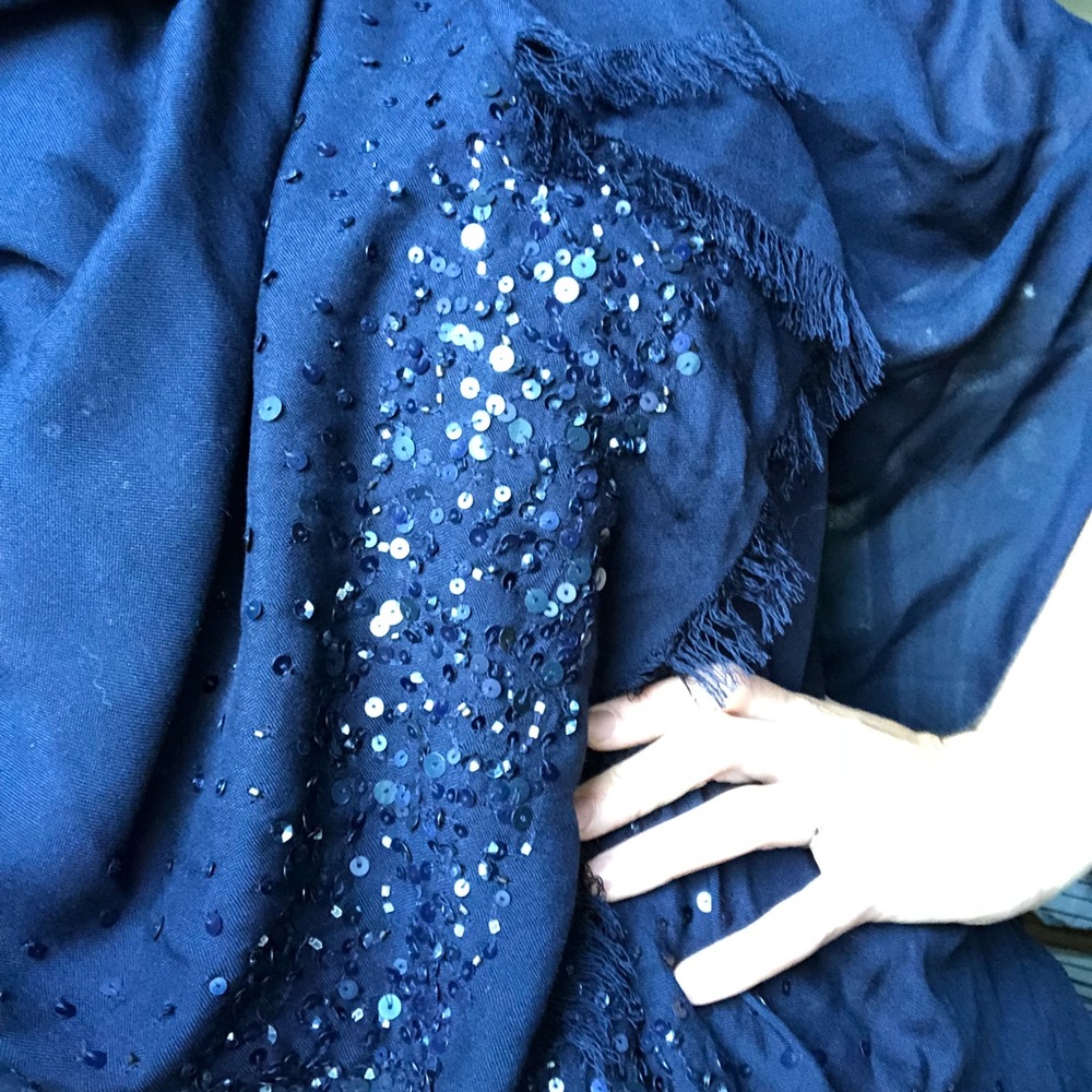 Beaded pashmina—BHLDN and Adrianna Pappell